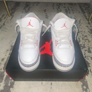 Jordan 3 reimagined white cement 5.5y